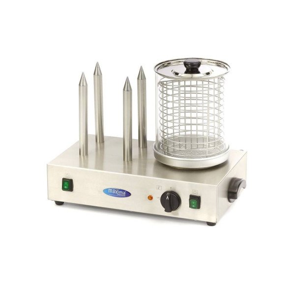 Gastro Würstchenwärmer - Ø20 x 24 cm - Spülmaschinenfest - mit 4 Spikes