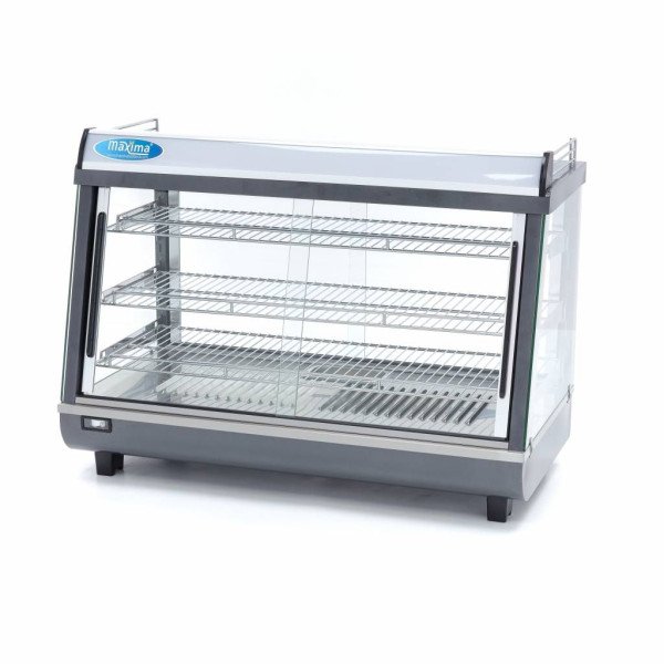 Gastro Wärmevitrine - 136 l - 91.5 cm - 3 Regale