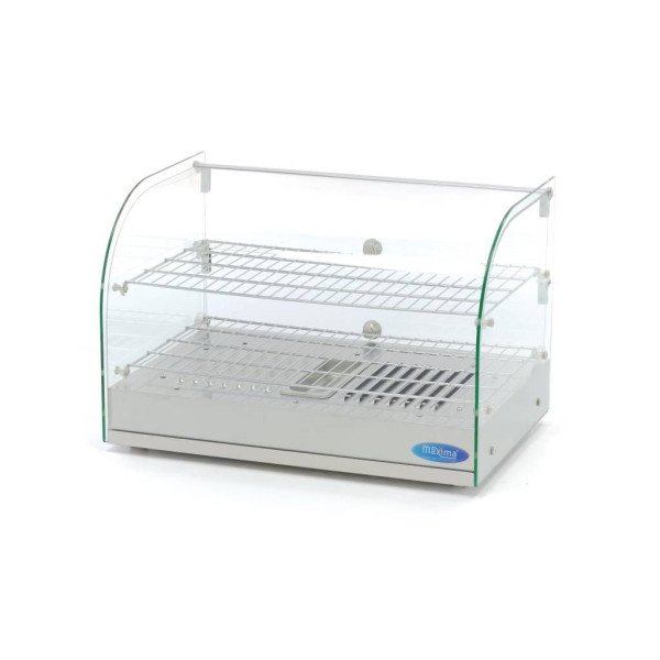 Gastro Wärmevitrine - 45 l - 55 cm - 2 Regale