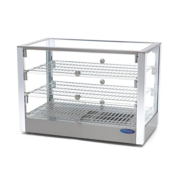Gastro Wärmevitrine - 115 l - 70 cm - 3 Regale
