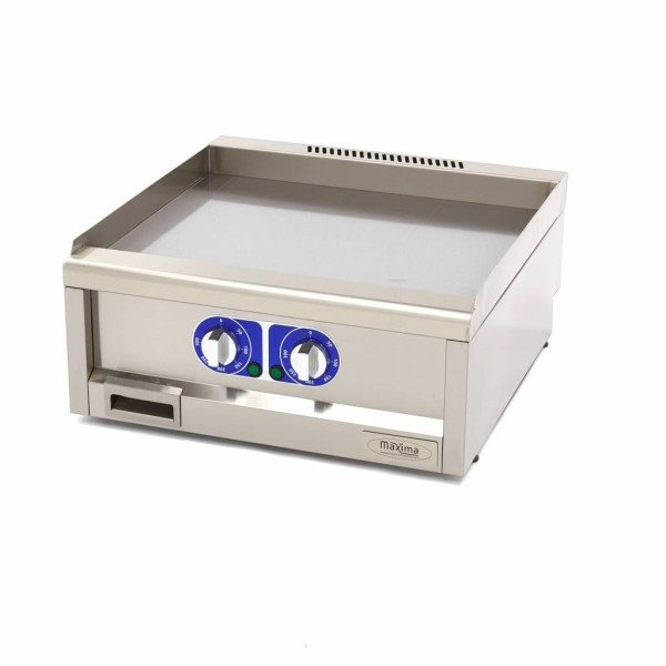 Gastro Grillplatte - Glatt - Doppeleinheit - 60 cm Tief - Elektrisch - 400 V