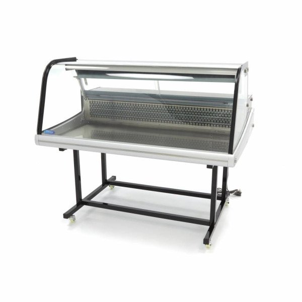 Gastro Kühlvitrine - 255 l - 125 cm - mit Ständer