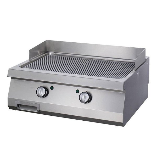 Gastro Heavy Duty Grillplatte - Gerillt - Doppeleinheit - 70 cm Tief - Elektrisch