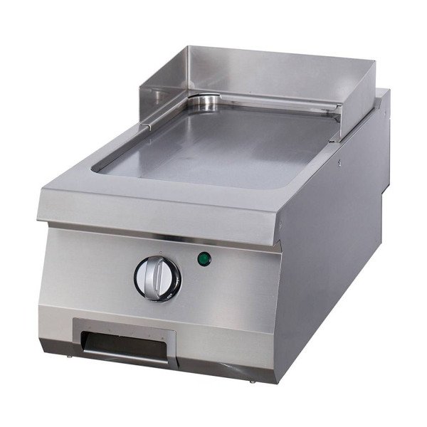 Gastro Heavy Duty Grillplatte - Glatte Chrom - Einzeleinheit - 70 cm Tief - Elektrisch