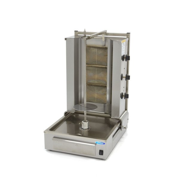 Gastro Dönergrill - 3 Brenner - 40 kg Fleisch - Gas