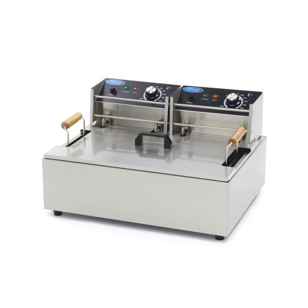 Gastro Fritteuse - 15 l - 1 Korb - Bis zu 3 kg Pommes