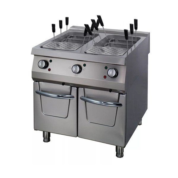 Gastro Premium Nudelkocher - Doppeleinheit - 90 cm Tief - Elektrisch - 400 V