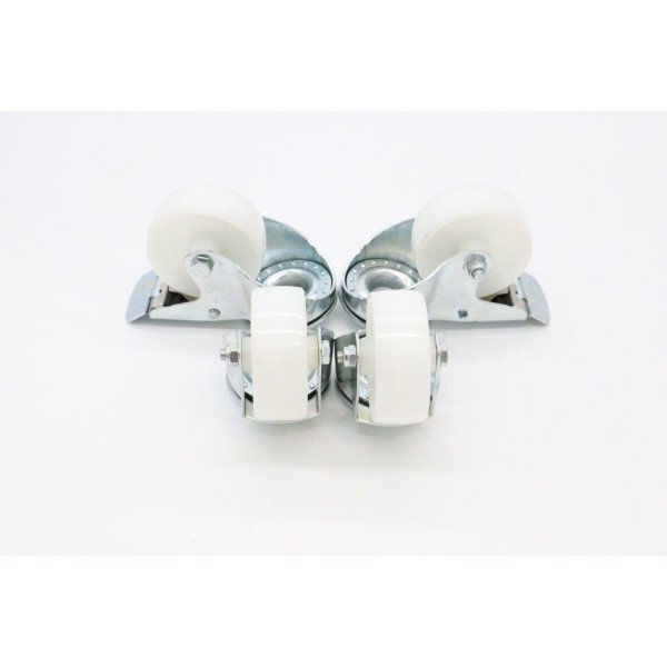 Wheels set for Table Steamer - 2 with brackes - 4.3 Inch / 11 cm