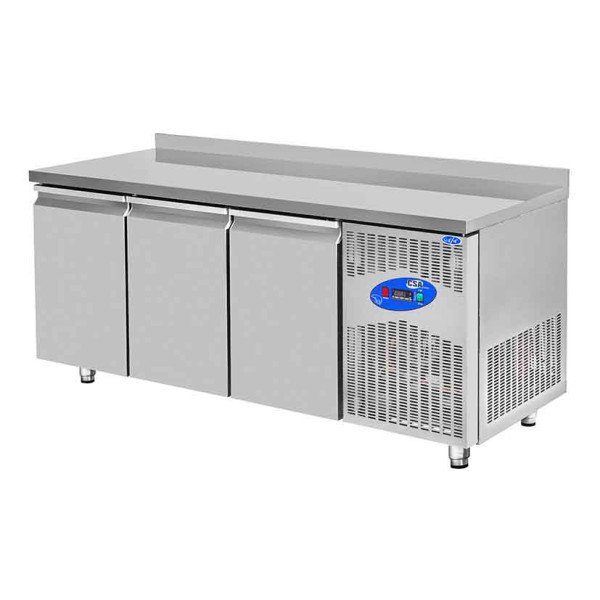 Tavolo refrigerato Premium - con 3 porte e bordo rialzato