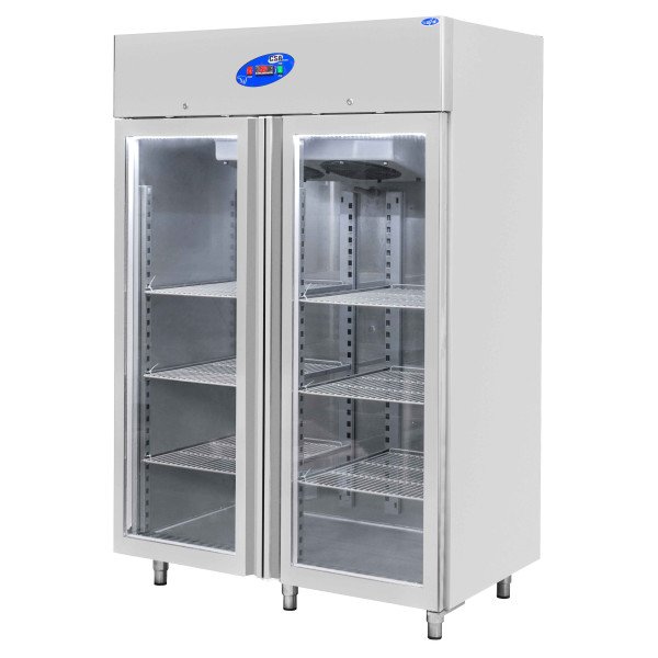 Premium Plus Kühlschrank - 1400 Liter - mit 2 Glastür Monoblock