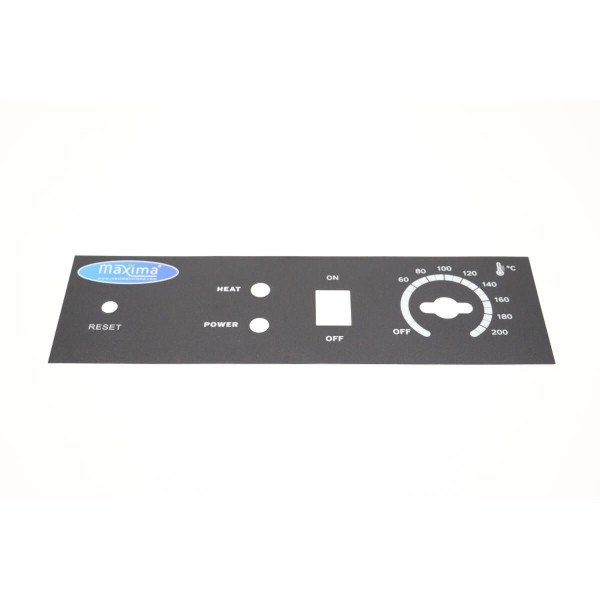 FRYER 13L - Control Panel Sticker