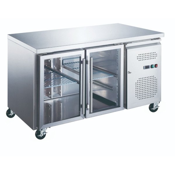 Gastro Kühltisch - 223 cm - 4 Türen