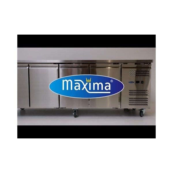 Gastro Kühlschrank - 800 l - 6 Einstellbare Regale - auf Rädern - Rostfreier Stahl