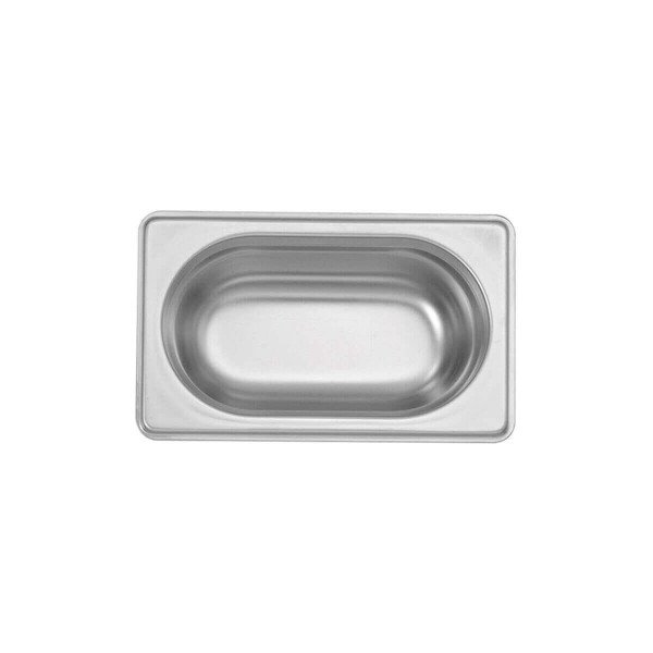 Edelstahl Gastronormbehälter GN 1/9 - 100mm