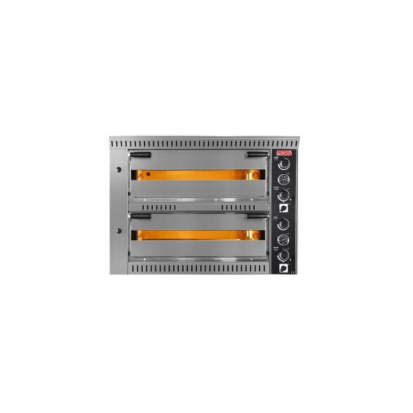 Elektro Pizzaofen mit Haube / 6+6x34 cm / Tief / PO / 70105 DE