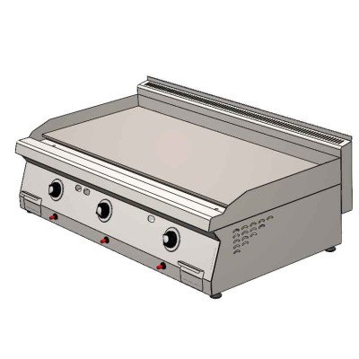 Piastra a gas premium - 21,2 kW - Liscia