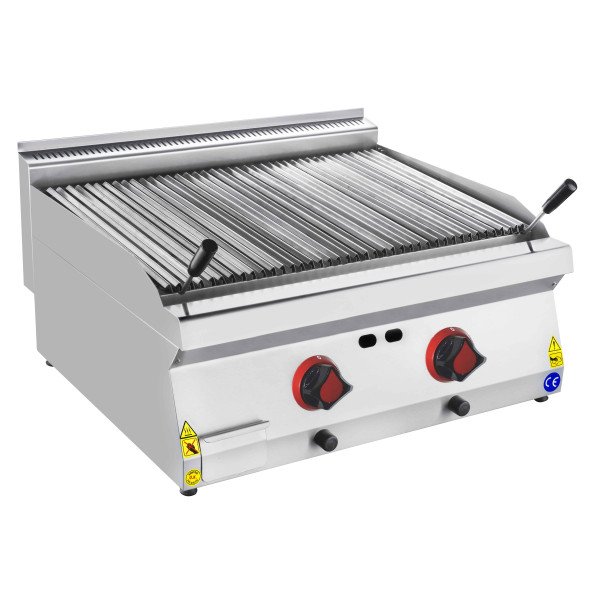 Griglia a pietra lavica a gas premium - 14,5 kW - Griglia inclinabile