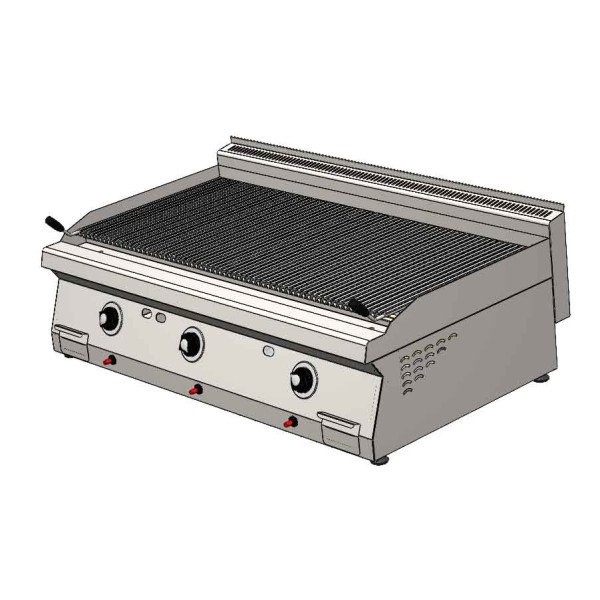 Premium Lavasteingrill - 21,2 kW - Grillrost neigbar