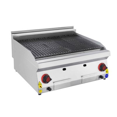 Premium gas lava stone grill - 14.5 kW