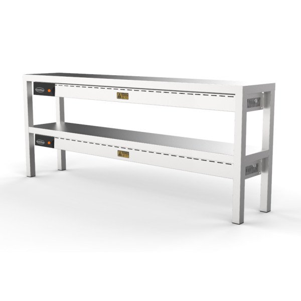 AUFSATZBORD KERAMISCH BEHEIZT 2 STUFIG 2000  12 HEATERS OF 250W