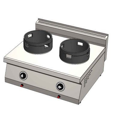 Fornello a gas premium per wok - 22,4 kW