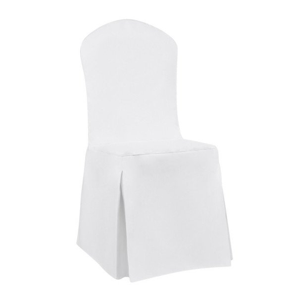 Stuhlhusse AP125 aus PANAMA Polyester – Elegant mit Schleife für Bankett & Hochzeit