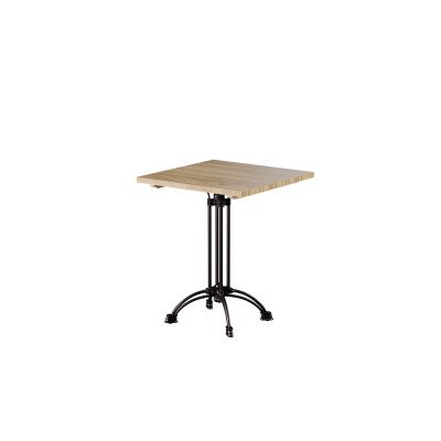 Tisch mit Holzplatte...