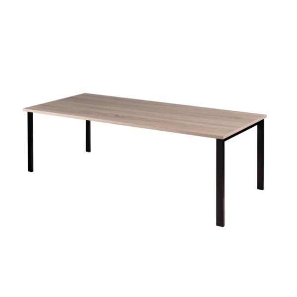 Konferenztisch MODUS schwarz 240x120 cm – minimalistisches Design und hohe Stabilität