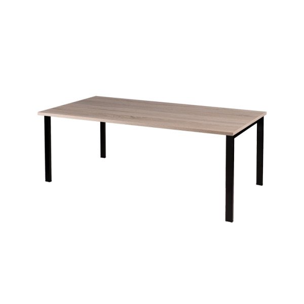 Konferenztisch MODUS schwarz 240x120 cm – minimalistisches Design & hohe Stabilität