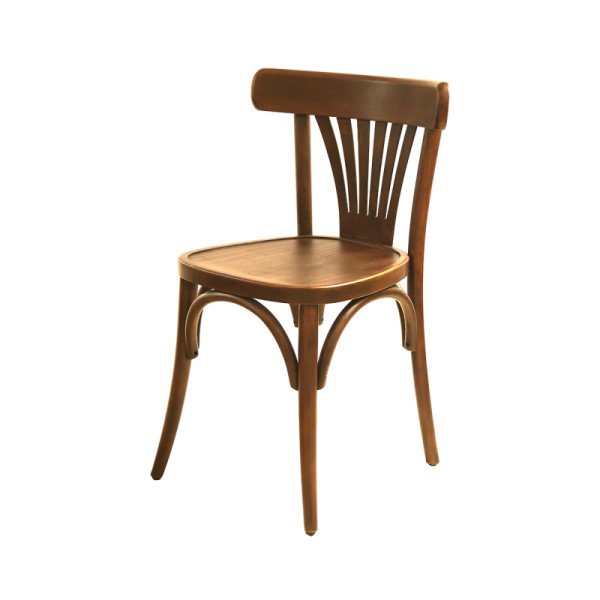 Holz Restaurantstuhl LEGEND Walnuss – zeitloser Bugholzstuhl für Restaurants und Hotels