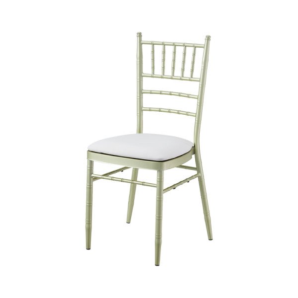 Kissen für Metall-Hochzeitsstuhl Chiavari Tiffany aus Kunstleder – Komfort & Eleganz