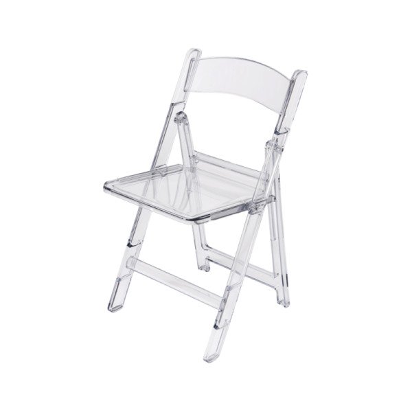 EVENT Hochzeitsstuhl transparent – leichter. stapelbarer Polycarbonat-Stuhl für elegante Events