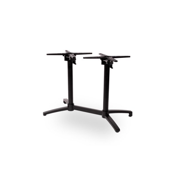 Tischgestell CROSS COMFORT DUO – Leichtes. wetterbeständiges Aluminiumgestell mit Faltmechanismus