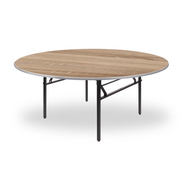 Banketttisch DORIS-R – Robuster. klappbarer HoReCa-Tisch mit Laminatplatte