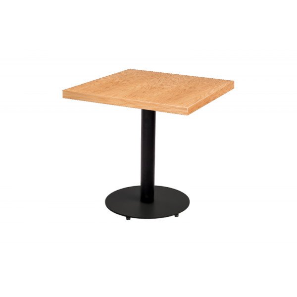 Bistrotisch ALFA R mit furnierten Platten – robust & wetterbeständig für Innen & Außen