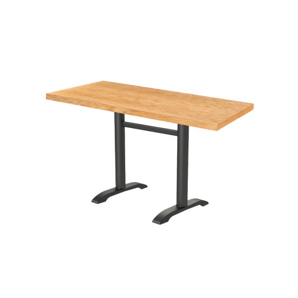 Bistrotisch CARVO DUO mit furnierten Platten – stabil & elegant für Gastronomie