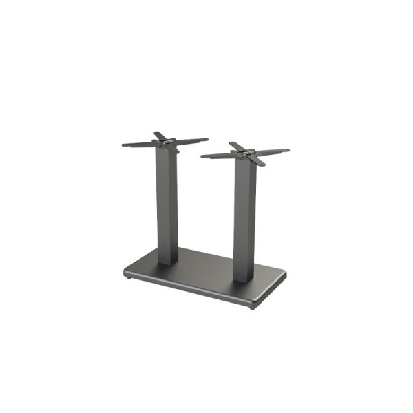 Die IMPERIO DUO Tischbasis – stabile. wetterfeste Lösung für Gastronomie & Außenbereich