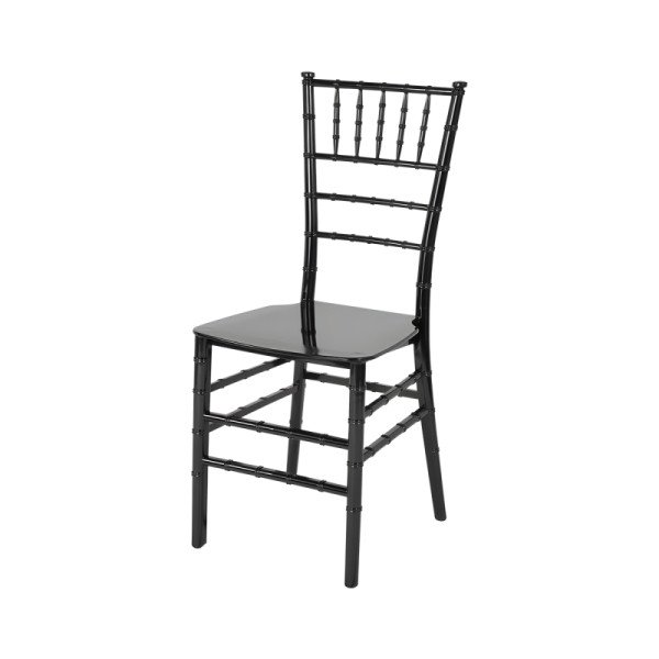 Hochzeitsstuhl CHAVIARI TIFFANY schwarz – eleganter. langlebiger Stuhl für besondere Anlässe