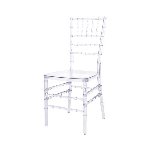 Hochzeitsstuhl CHAVIARI TIFFANY transparent – eleganter. langlebiger Polycarbonat Stuhl für Events