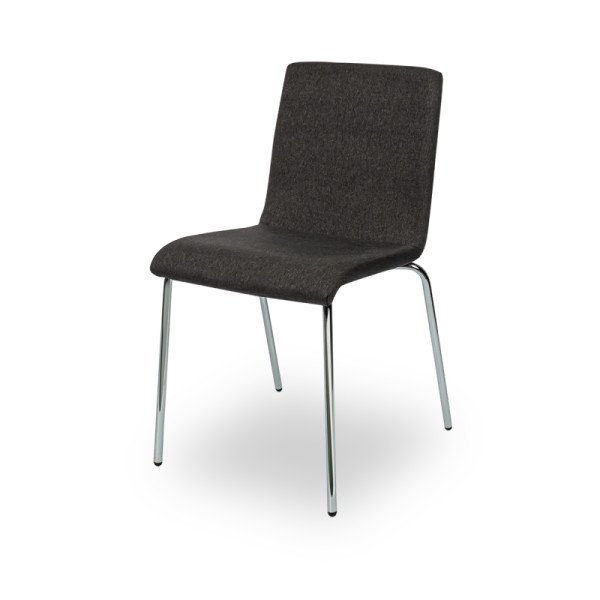 Konferenzstühle TEXAS TAP CR schwarz – stapelbar. langlebig & komfortabel für Konferenzräume
