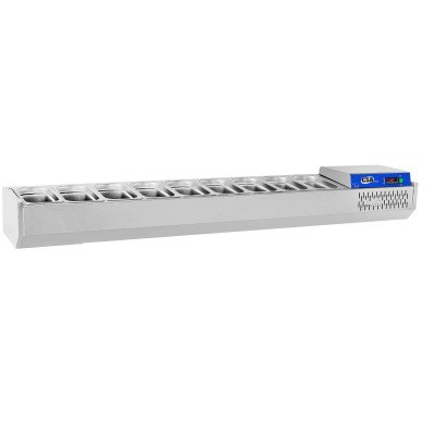 Vetrina refrigerata Premium Plus - 2050x390mm - 9 x GN 1/3