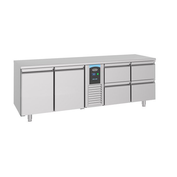 700 KÜHLTISCH 2 TÜREN UND 4 SCHUBLADEN MONOBLOCK ENERGY LINE