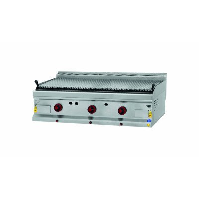 Gas water barbecue - 21.2 kW - Tilting grill grate