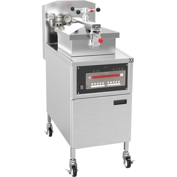 Friggitrice ad alta pressione elettrica iG con sistema di filtraggio - 24 litri - 13,5 kW - Digitale - simile a Henny Penny