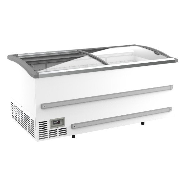 SUPERMARKT TIEFKÜHLTRUHE WEIß 1880  MANUELLES AUFTAUEN