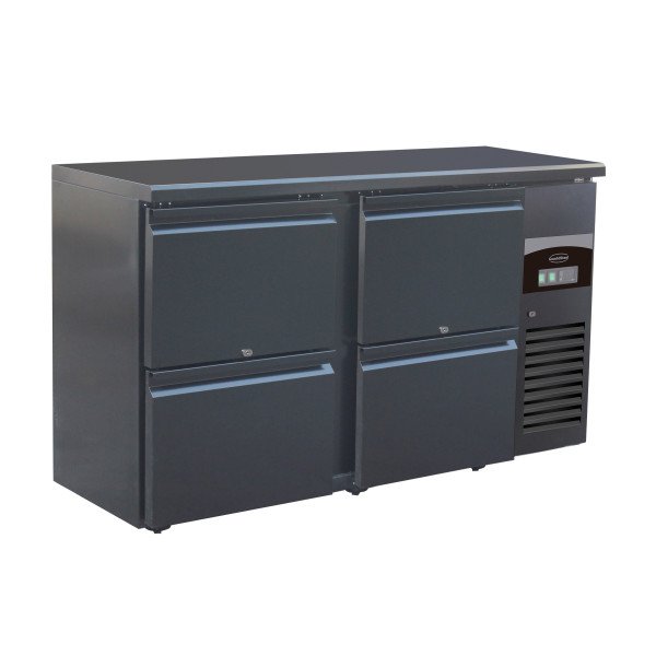 BARKÜHLER SCHWARZ 4 SCHUBLADEN