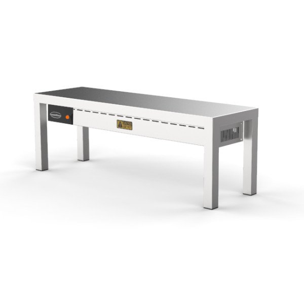 AUFSATZBORD KERAMISCH BEHEIZT 1 STUFIG 1400  4 HEATERS OF 250W