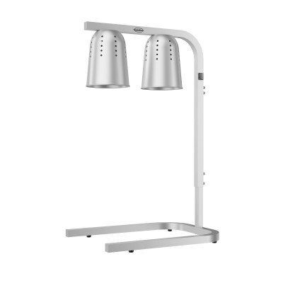 WÄRMELAMPE SCHWARZ SILBER