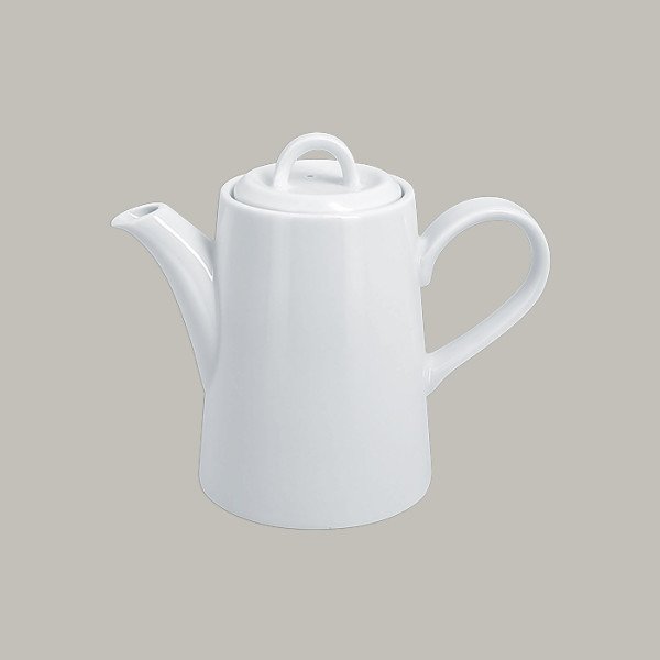 Kaffeekanne aus robustem weißem Porzellan – Access Serie von RAK Porcelain, ideal für Hotelgewerbe, 37 cl, stapelbar und stabil