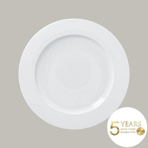 Teller flach mit Rand Ø 25,1 cm – Robust & stapelbar, 12 Stück